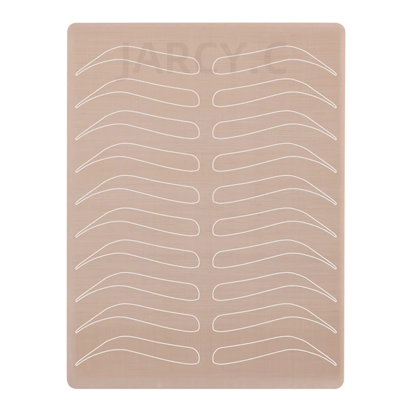 

Microblading Supplies Eyebrow Practice Latex Skin Permanent Makeup Eyebrow Tattoo Training Both Side No Ink Needed Dotting line