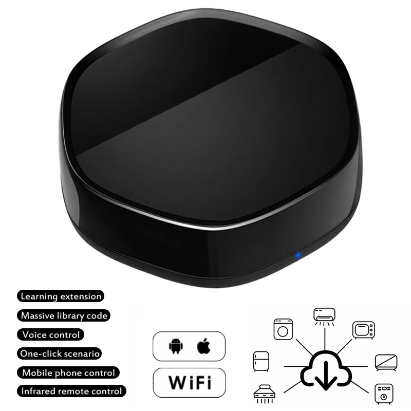 

Tuya Smart Home Zigbee 3.0 Multi-function Gateway Hub Ble Mesh WiFi IR Wireless Remote Controller for Alexa Smart Life