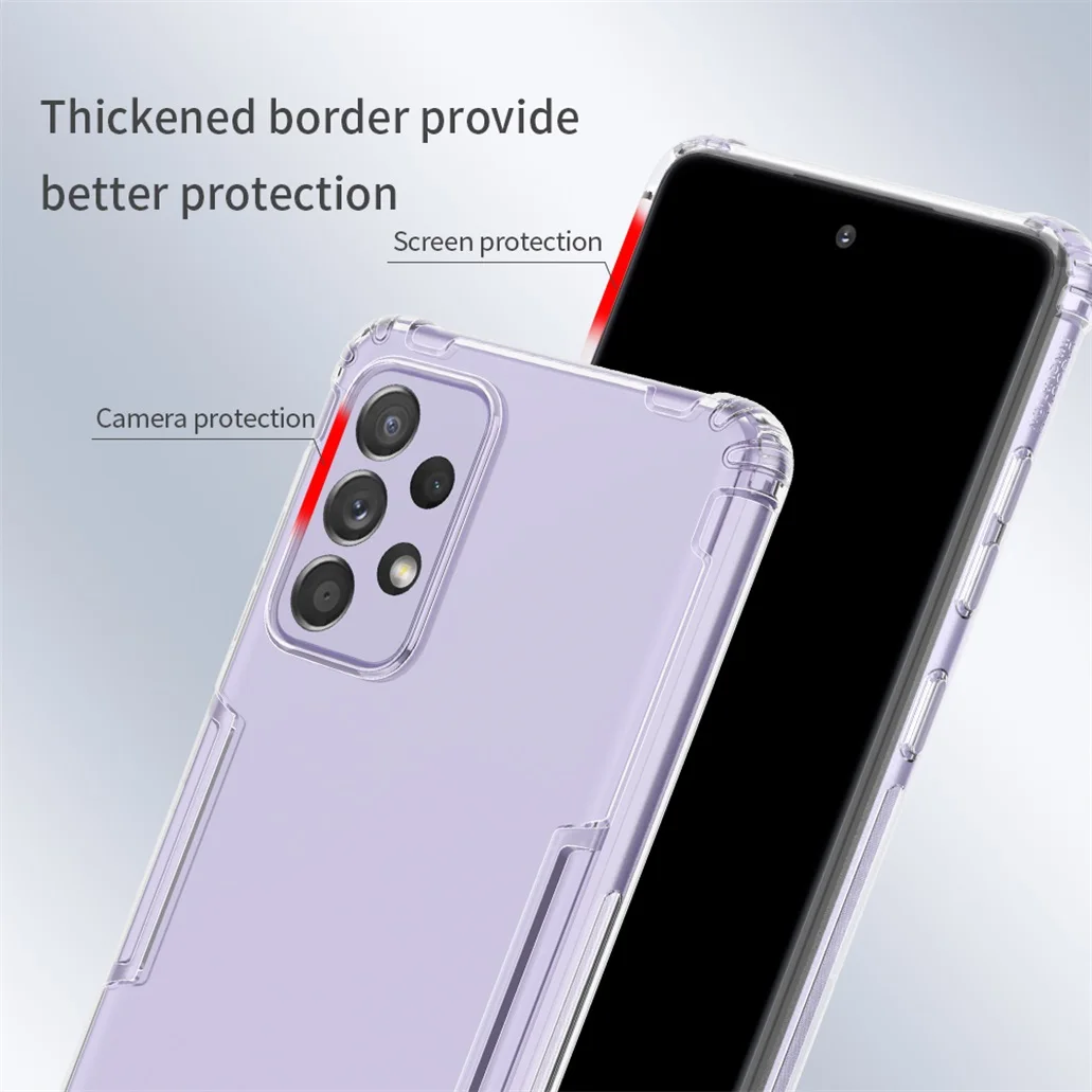 Чехол Nillkin для Samsung Galaxy A52 A72 A52S 4G 5G прозрачный чехол Мягкая силиконовая задняя