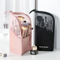 beauty tools cosmetic bag for women clear zipper makeup bag travel female makeup brush holder organizer toiletry bag