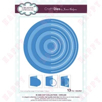 limited hot in and out collection circles metal cut dies scrapbook diary embossing album template manual knife mould card molds