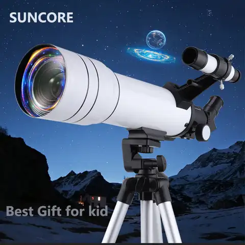 Профессиональный астрономический телескоп для съемки фото видео 70 мм большой объектив HD бинокль ночного видения звезда вид луна