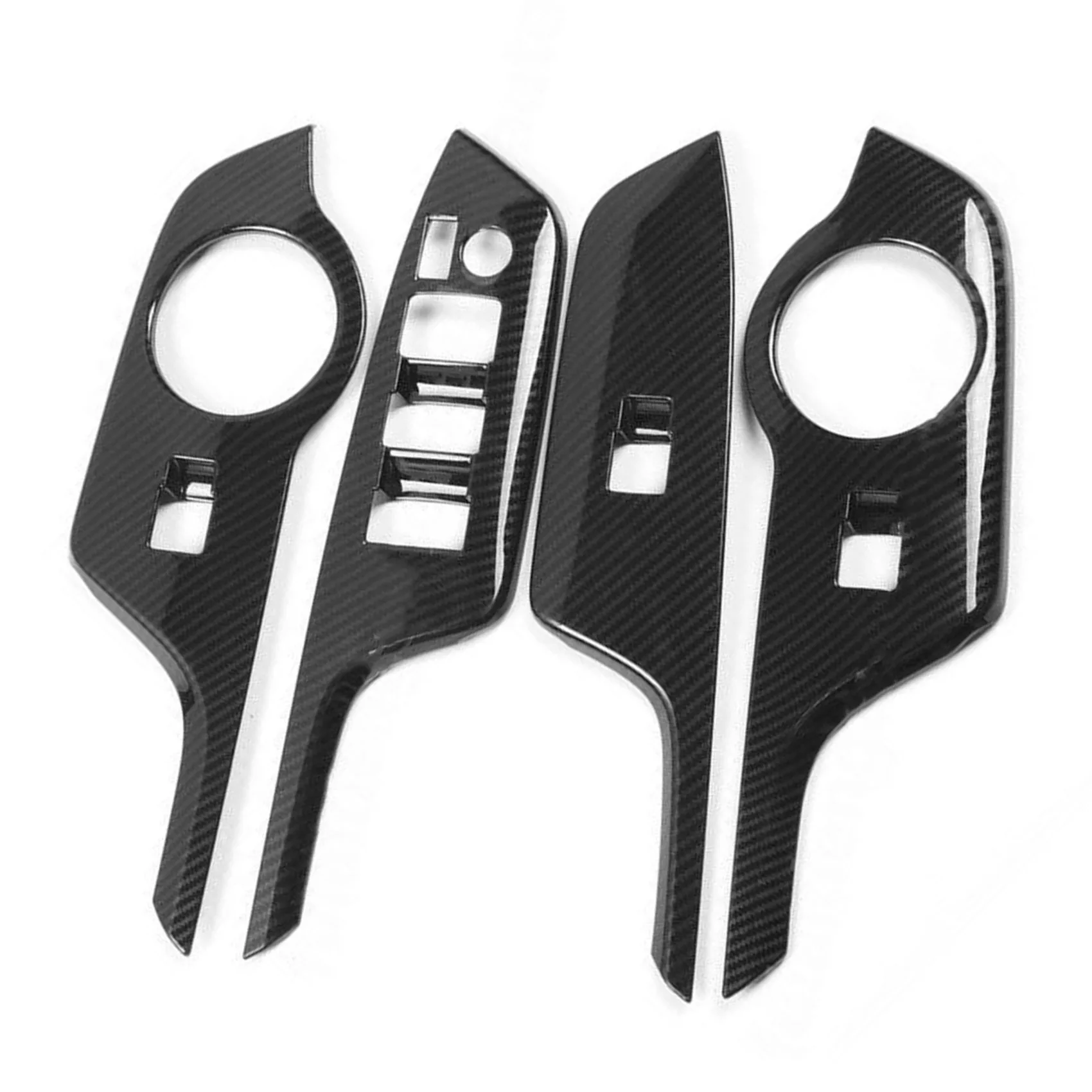 

Для Toyota C-HR CHR 2016-2021 панель переключателя стеклоподъемника, панель переключателя стеклоподъемника из углеродного волокна