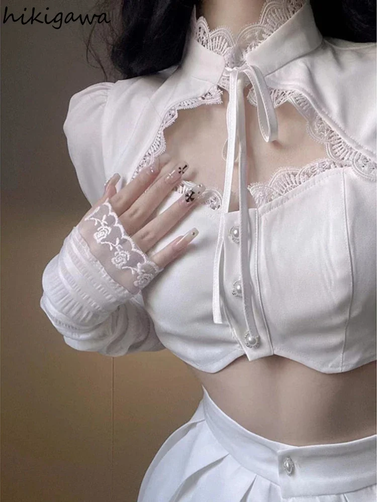 Y2k одежда сексуальные короткие топы летние бандажные блузки женские с