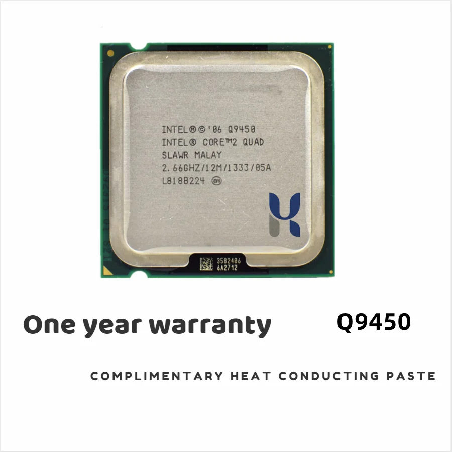

INTEL CORE 2 QUAD Q9450 Processor 2.66GHz 12MB FSB 1333 Desktop LGA 775 CPU