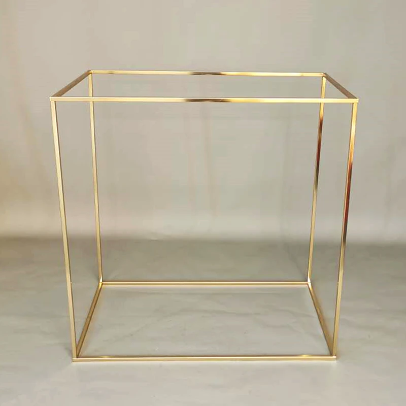 

100CM Height Flower Vase Floor Vases Column Stand Metal Road Lead Wedding Table Centerpiece Flower Rack Event Decor