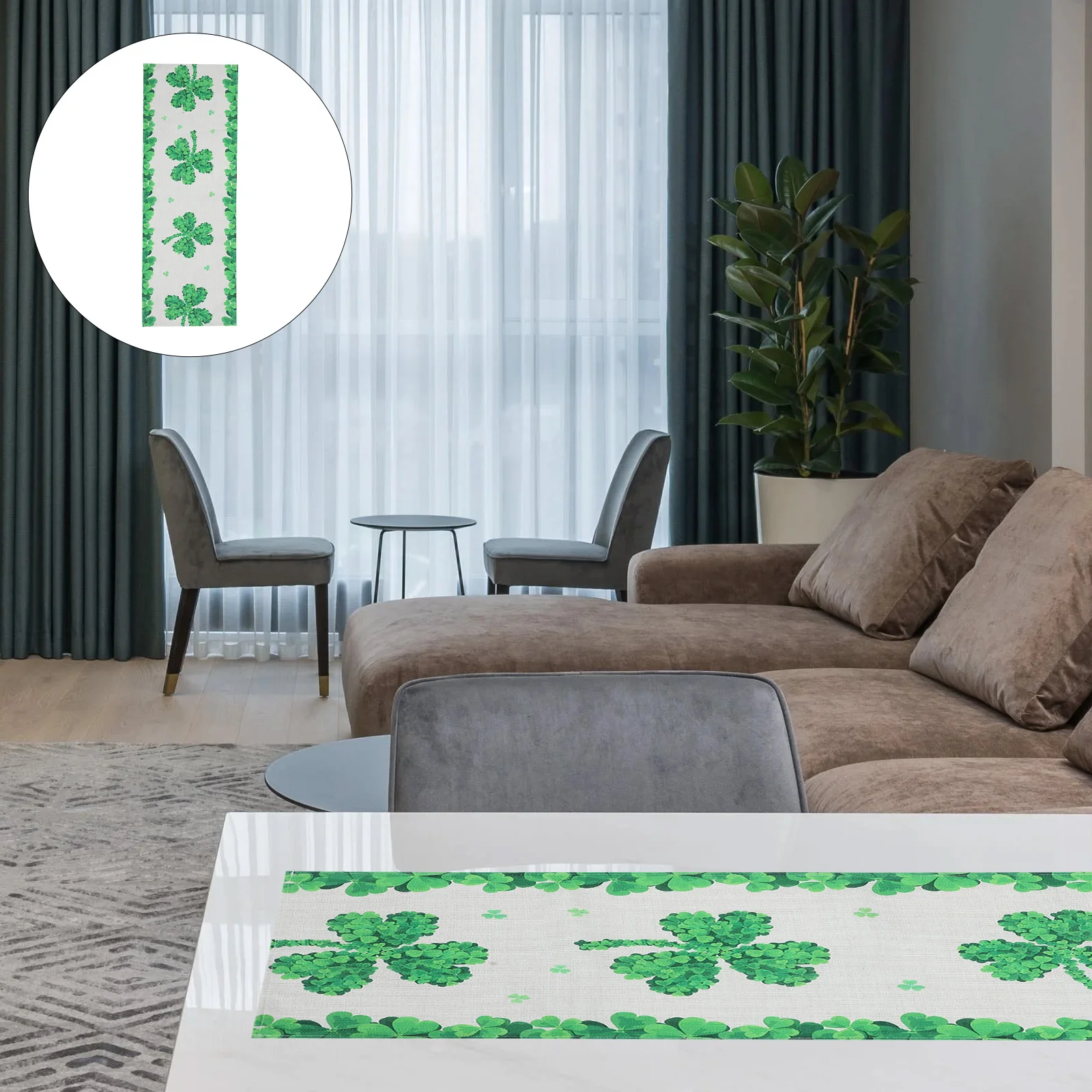 

St. Patrick's Day Tablecloth Dinner Table Decoration Reusable Tablecloth