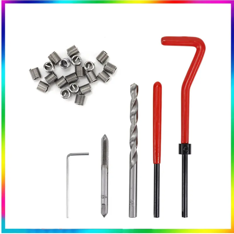 

Thread Repair Tool Kit M3/M4/M5/M6/M7/M8/M10/M12/M14 for Restoring Damaged Threads Spanner Wrench Thread Repair Bit