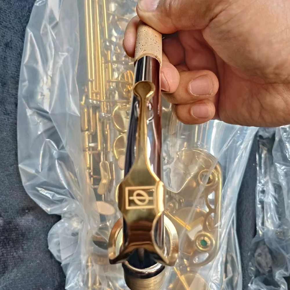 Высококачественный Eb серебряный золотой ключ 1100SG альт-саксофон E-flat Brass sax Alto Woodwind