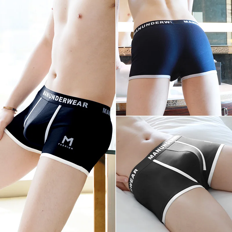 Nanjiren мужское нижнее белье мужские боксеры из чистого хлопка дышащие молодежные