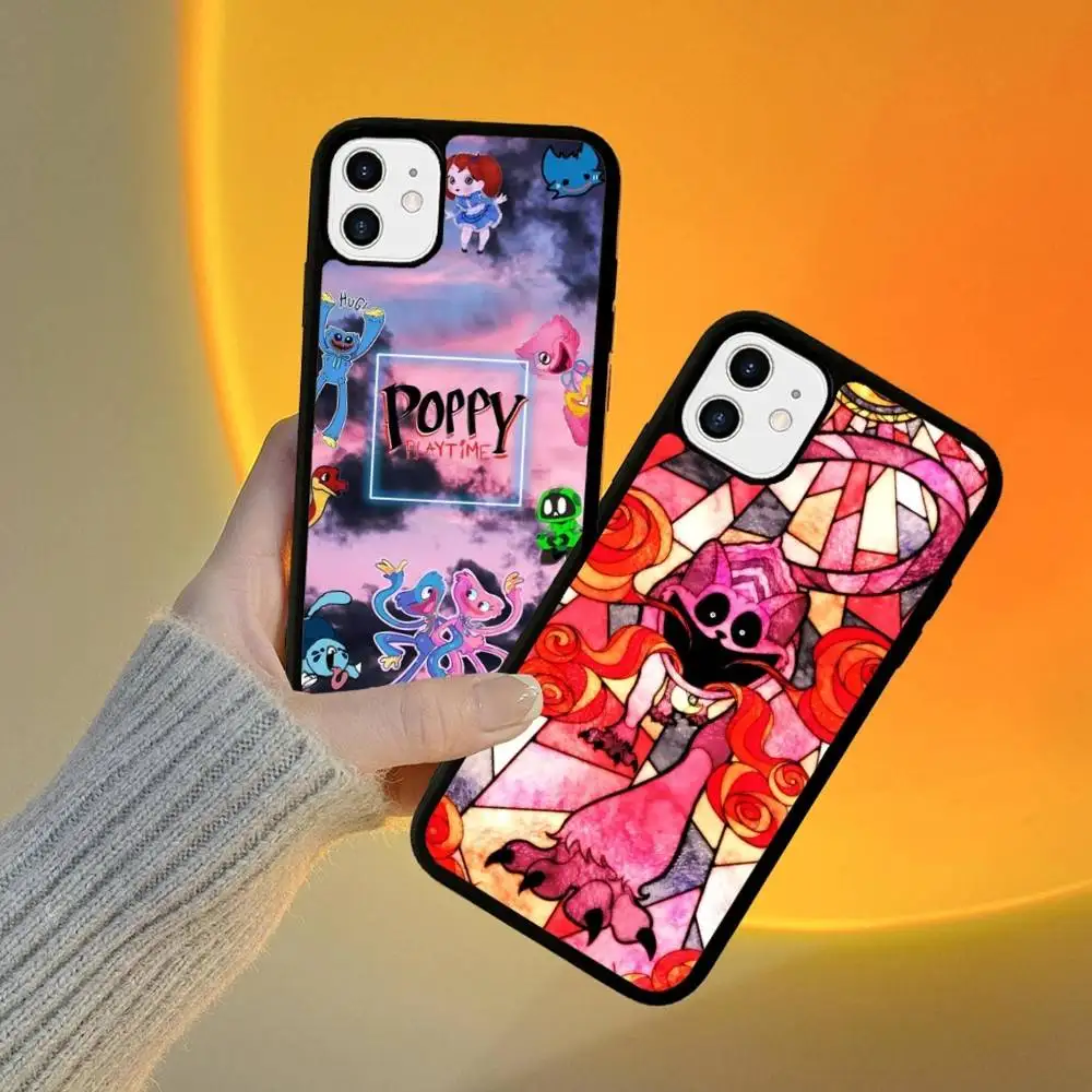 Фото Чехол для телефона Game Poppy Playtime для iPhone 17 16 Pro Max Air 13 12 Mini 14 15 Plus 11, задняя крышка из PC+TPU №4