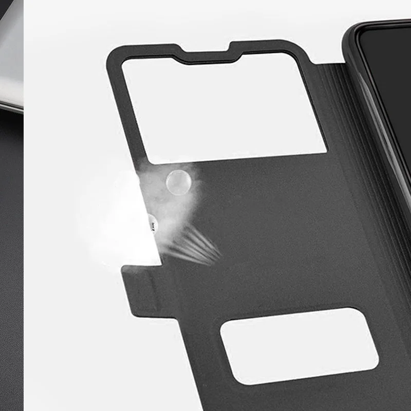 Чехол для Honor X9C 5G Роскошь Видовое окно Магнитный Чехол-флип X 9C Кожаный чехол HonorX9C