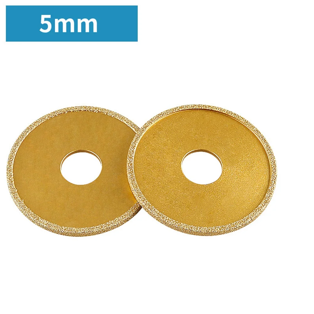 3inch 75mm Straight Edge Flat Grooved Dry Vacuum Brazed Diamond  Grinding Wheel A Variety Of Shapes Diamond Disc Abrasive Tools