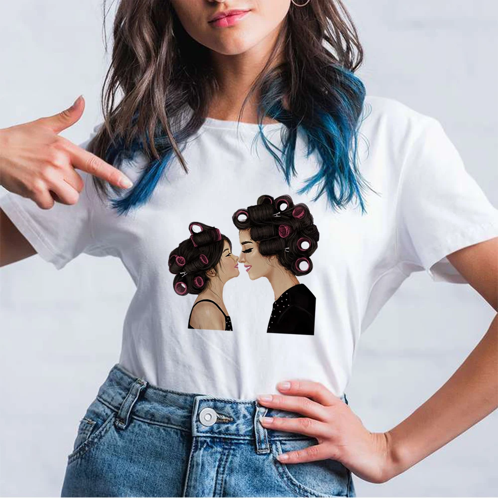 

Family T-Shirts Crewneck Short Sleeve Edgy Streetwear Summer Top For Oversize Hipster 2022 New Arrival Fashion Clothes For Women