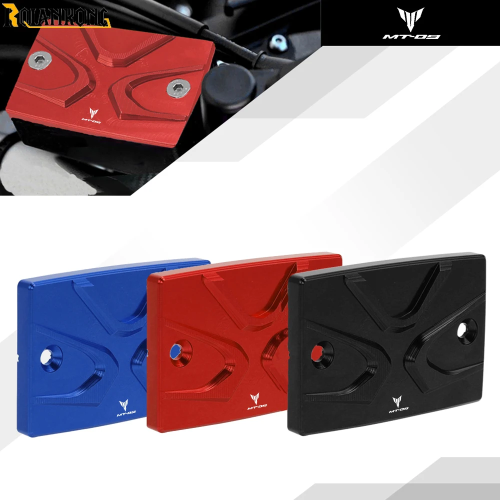 

Motorcycle For YAMAHA MT09 MT 09 MT-09 2014-2020 2021 AFront Brake Fluid Reservoir Cover ccessories CNC Aluminum Reservoir Cap