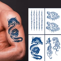 40 designs waterproof lasting 15 days arm tattoo stickers flash fake body tattoos for womenman