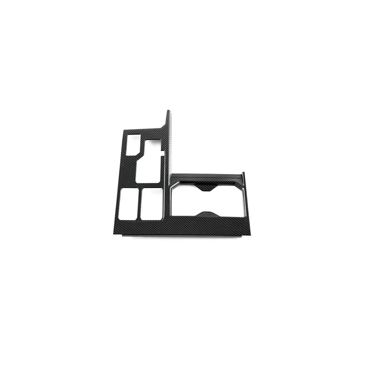 

Center Console Gear Shift Panel Cover Cup Holder Trim for 2022-2023 Accessories ,ABS Carbon Fiber
