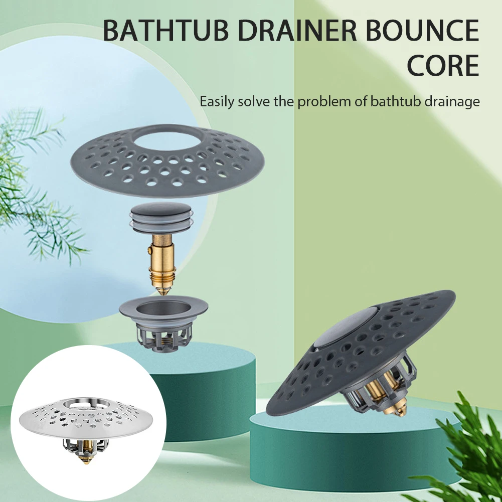 

Universal Washbasin Leaking Stopper With Anti-clogging Sieve Detachable Sink Drains Bathtub Plugs Strainers Sink Floor Drain