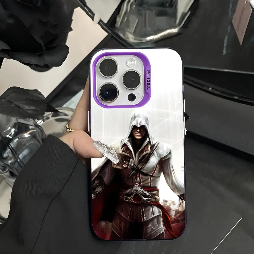 Чехол для телефона Game A-Assassins C-Creed 2024 чехол IMD IPhone 16 15 Pro XR XS 7 8 Plus SE2024 противоударный