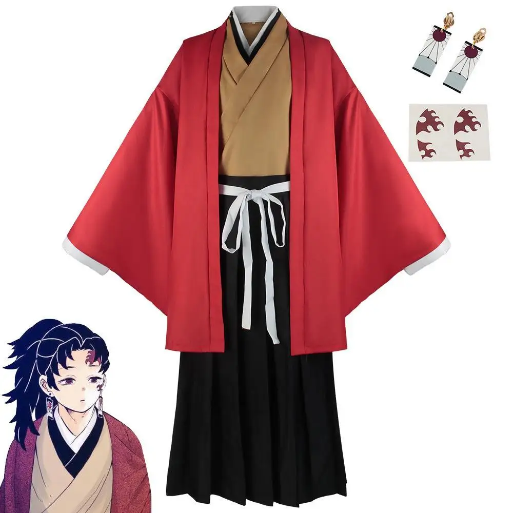 

Demon Slayer Ghost Killing Blade Cos Anime Kimono Japan Breath Following Country Edge Cosplay Stage Performance Clothing