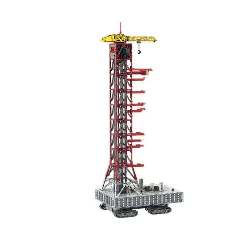 MOC-60088 Electric Track Saturn V Rocket Tower Assembly Splicing Building Blocks Model • 7706 Parts Kids Toys
