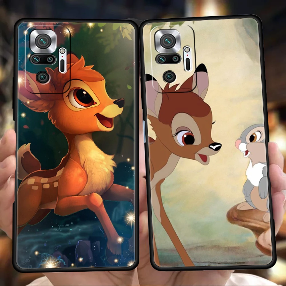 

Bambi Luxury Case For Redmi K50 Note 10 11 11T Pro 9 9s 8 8T 7 K40 Gaming 9A 9C 8A Pro Plus 5G Silicone Shell Fundas Coque Bag