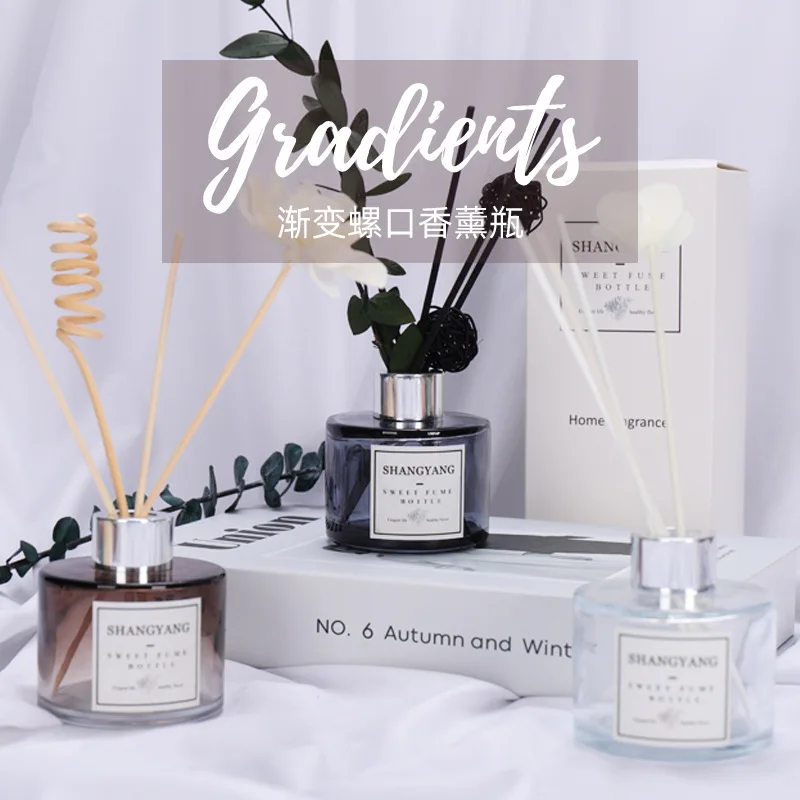 

3PCS 100ML Perfume Essential Oil Bottles Aromatherapy Glass Empty Bottle Scent Volatilization Container Home Decor