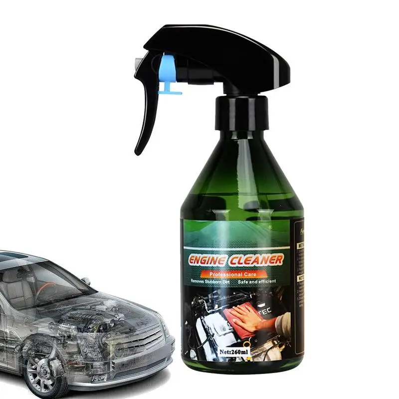 

Спрей для очистки двигателя автомобиля, 260 мл, нежирное автомобильное покрытие, детейлинг, составное портативное покрытие для санитарной обработки