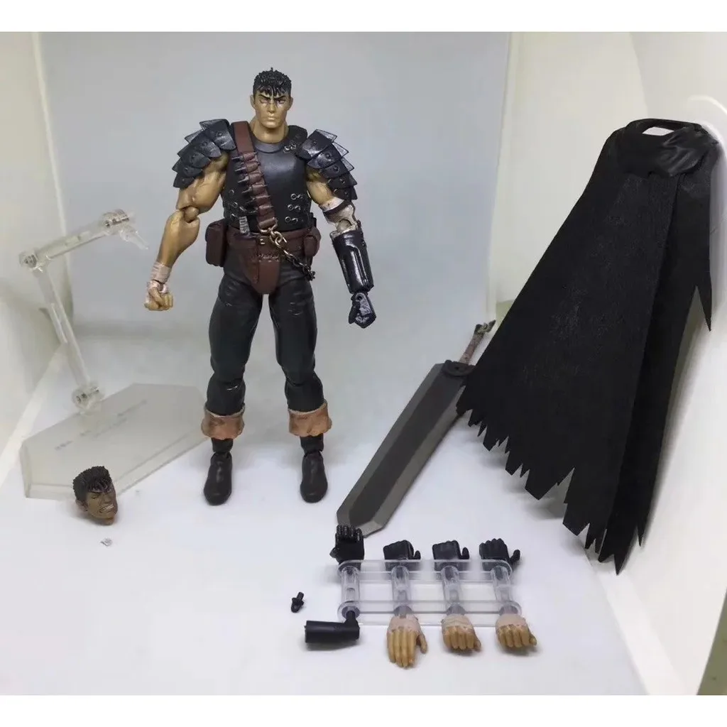 Игровая фигурка Berserk Figma 359 #   Фигурка аниме-персонажа Гатса, версия «Черный мечоносец», Repoint Edition (art.: 3920daa89e08a) - 3920daa89e08a