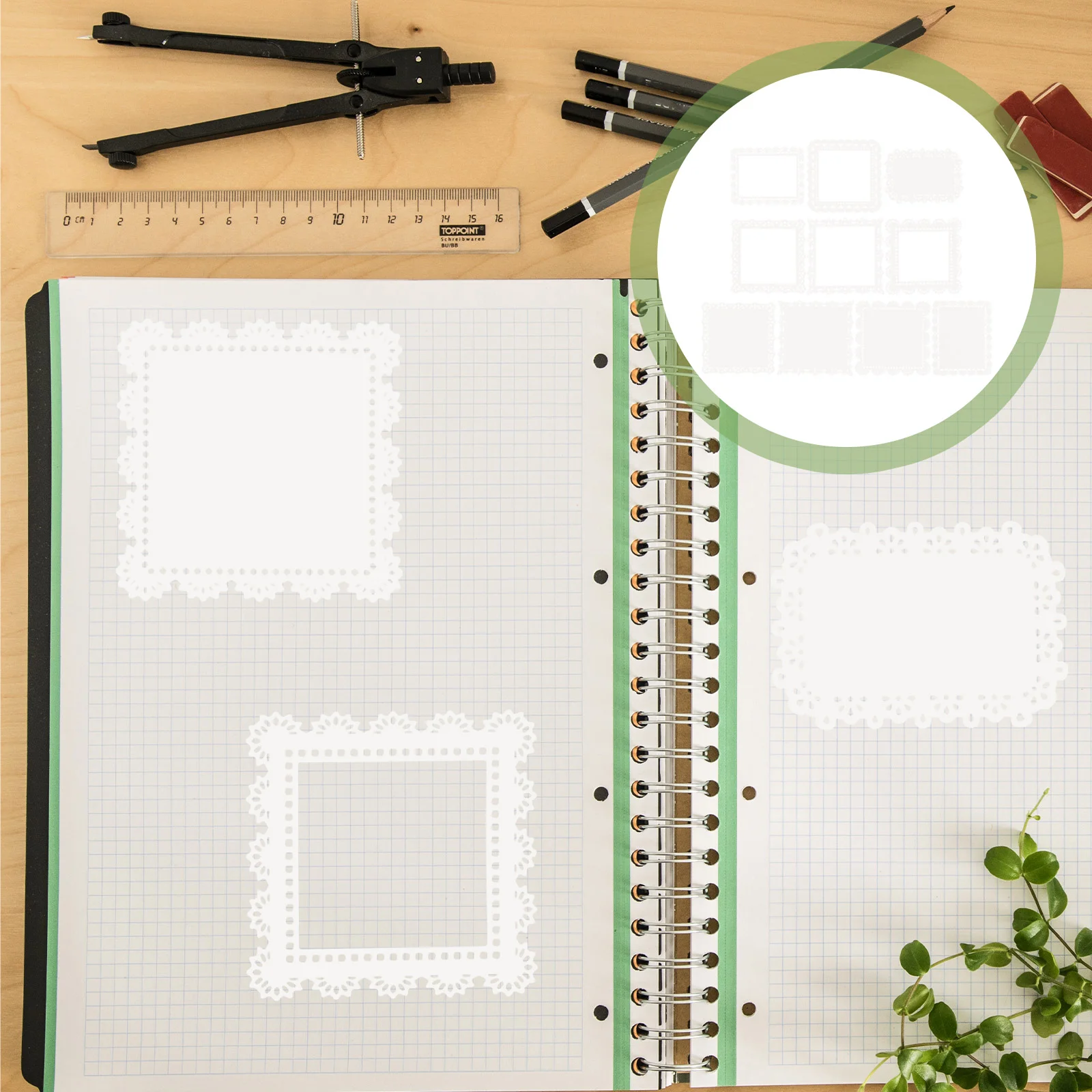 

Paper Lace Scrapbook Stickers Vintage Supplies Diy Frame Handmade Decorative Making Washi Decorations Label Sticker White Album