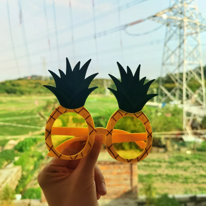 

Pineapple Fruit Series Glasses Funny Crazy Sunglasses Accessories Novelty Costume Carnival Event Decoration Orange