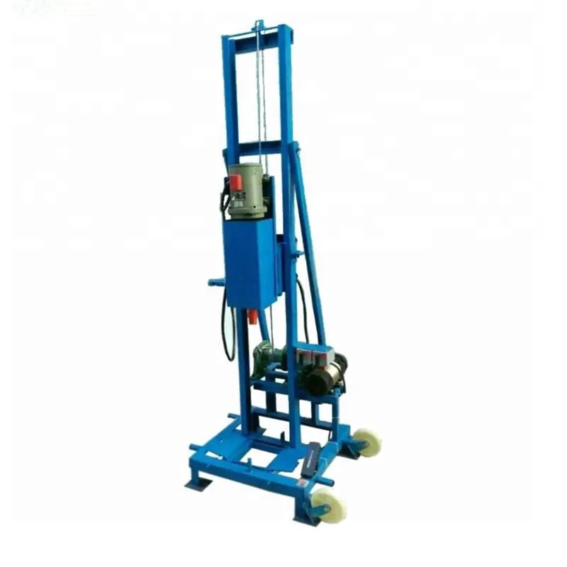 

South Africa Electric Rotary Portable Borehole Water Well Drilling Rig Machine