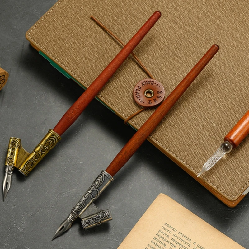 Изысканная стеклянная ручка ручной работы из стекла с фирменным стеклом и