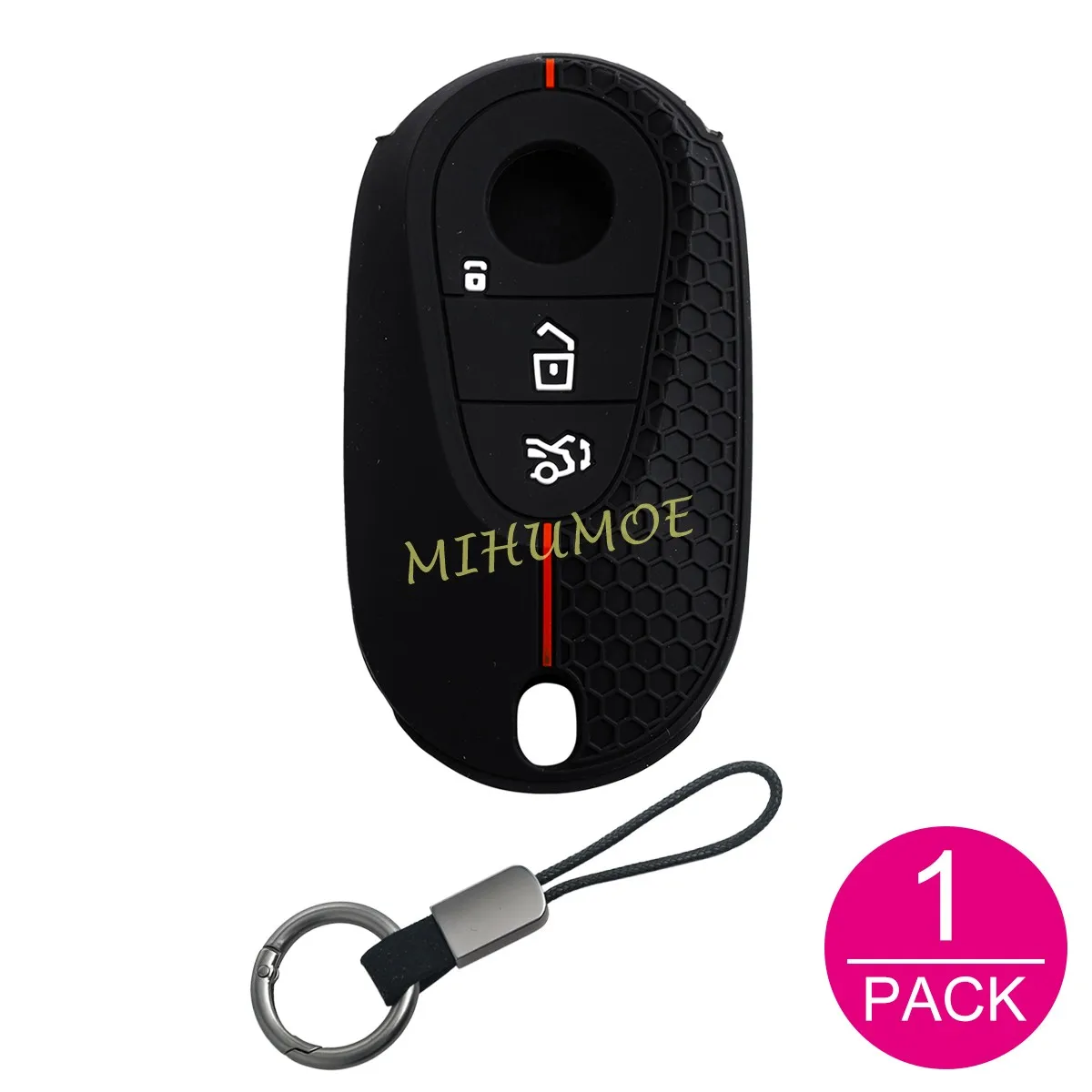 

Для Mercedes Benz CLE GLC EQS EQE C E S Class Силиконовый автомобильный брелок с кольцом-цепочкой Чехол Аксессуары W206 W214 W223 C236 X254