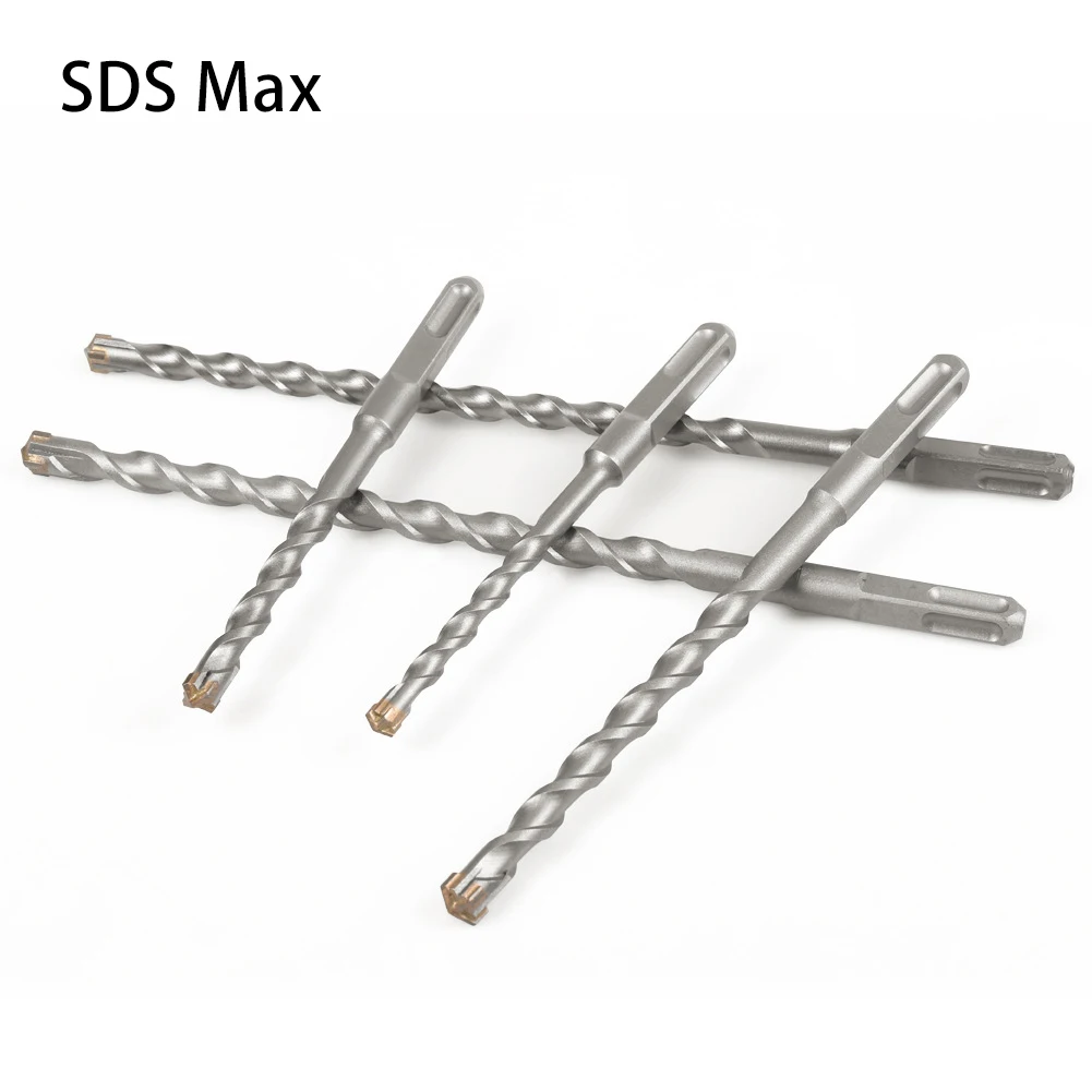 Фото Сверло ударное SDS Max JGZUI с крестообразным наконечником, удлиненное, для бетона, цемента, кирпичной кладки, для сверления сквозных отверстий №2