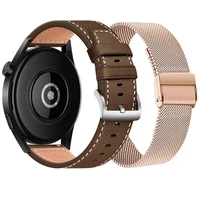 leather wrist band for huawei watch gt 3 gt3 42mm 46mm strap bracelet watch gt2 progt runner 46mm 20mm 22mm watchband