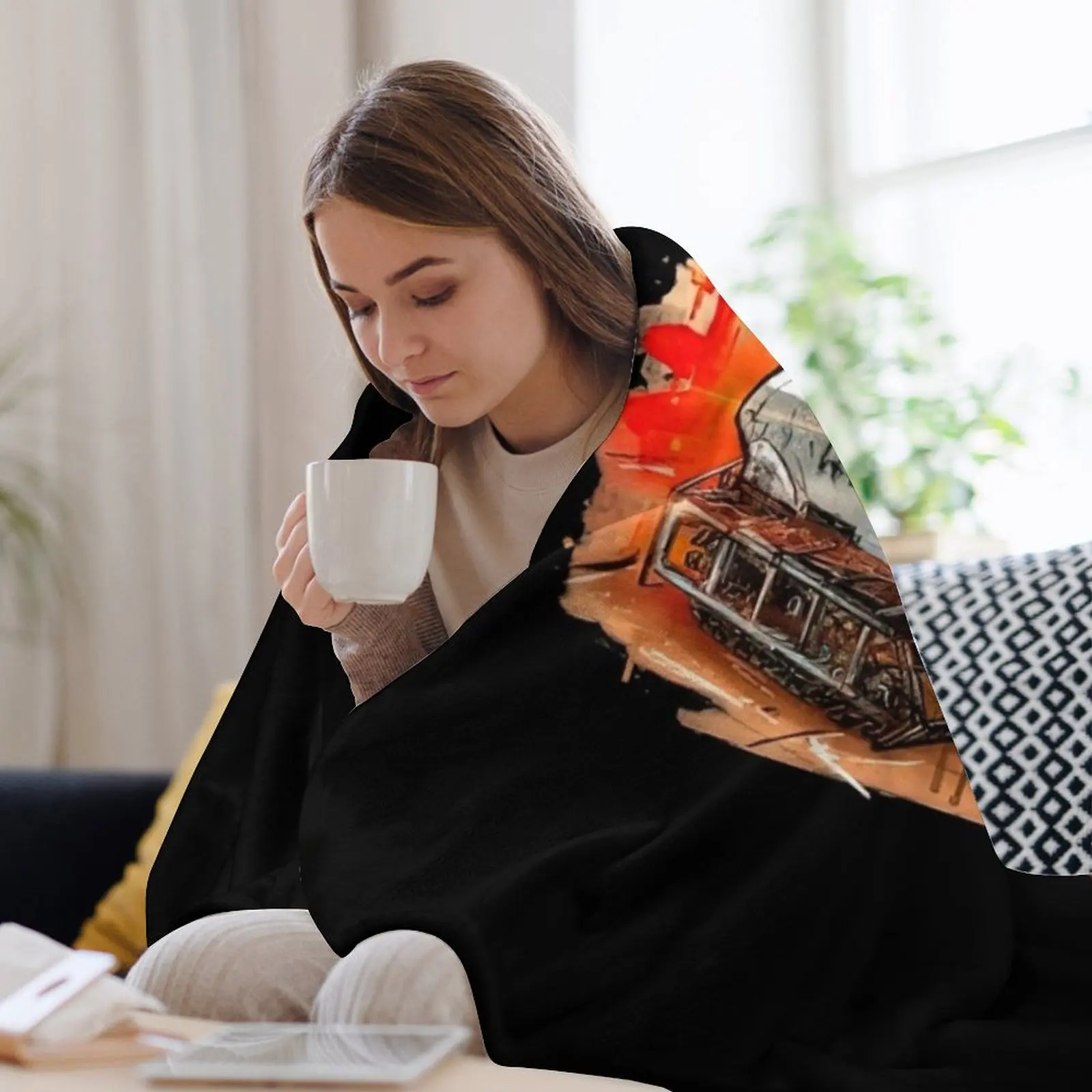 Одеяло Rusty Battlebots Очень большие одеяла для пикника