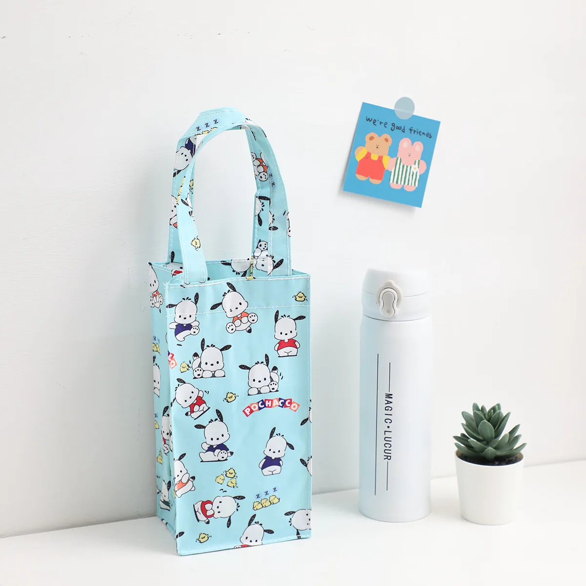 

Новая водонепроницаемая сумка для чашки Meiledi, изолированная сумка для чашки, милая сумка для чайника, уличная универсальная сумка для хранения