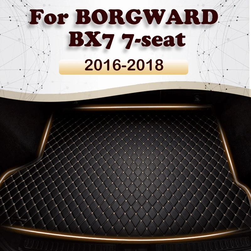 

Коврик для багажника автомобиля для боргварда BX7 7-Seat 2016 2017 2018 пользовательские автомобильные аксессуары автомобильное украшение интерьера