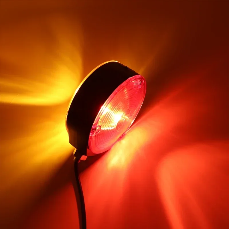 

1X/2x12 В/24 В прицеп для грузовика желтое/красное зеркало боковой габаритный фонарь Дорожная безопасность светофора грузовик прицеп грузовик фургон