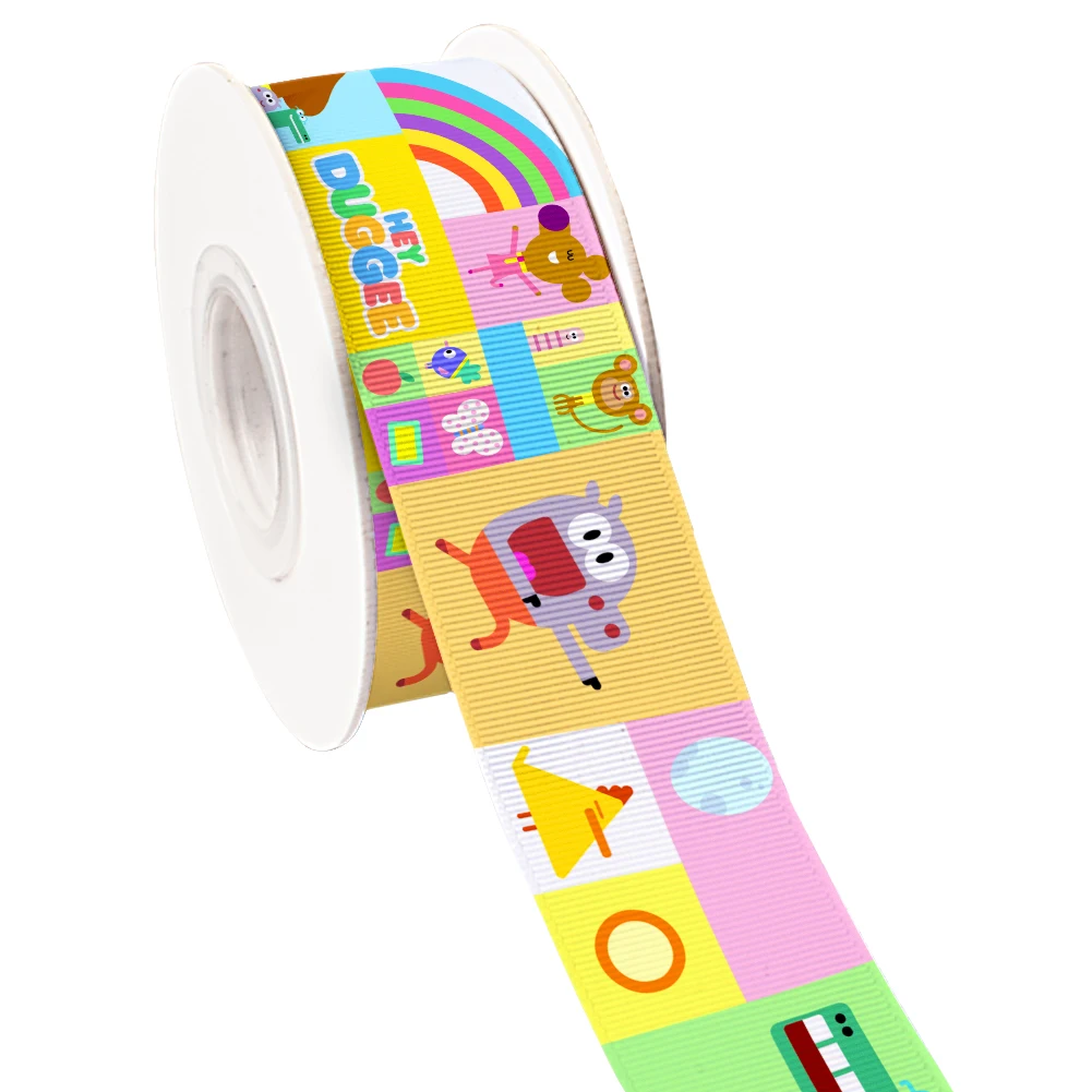 10 м в рулоне большая дружественная и добрая собака атласная лента бант для волос