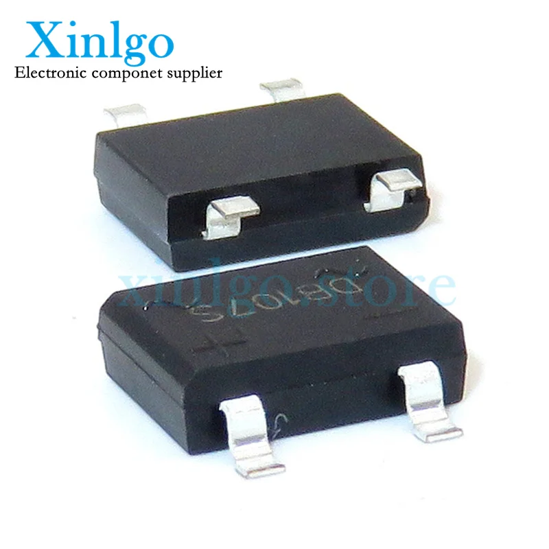 

20PCS/Lot SMD DB107 DB107S SOP-4 1A 1000V Single Phases Diode Rectifier Bridge