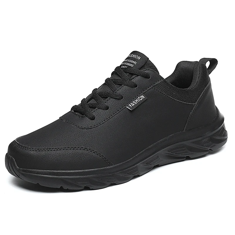 

Large Size 48 Waterproof Light Men Athletic Black Shoes Outdoor Anti-skid Running Sneakers Soft Comfort Laceup Zapatillas Hombre