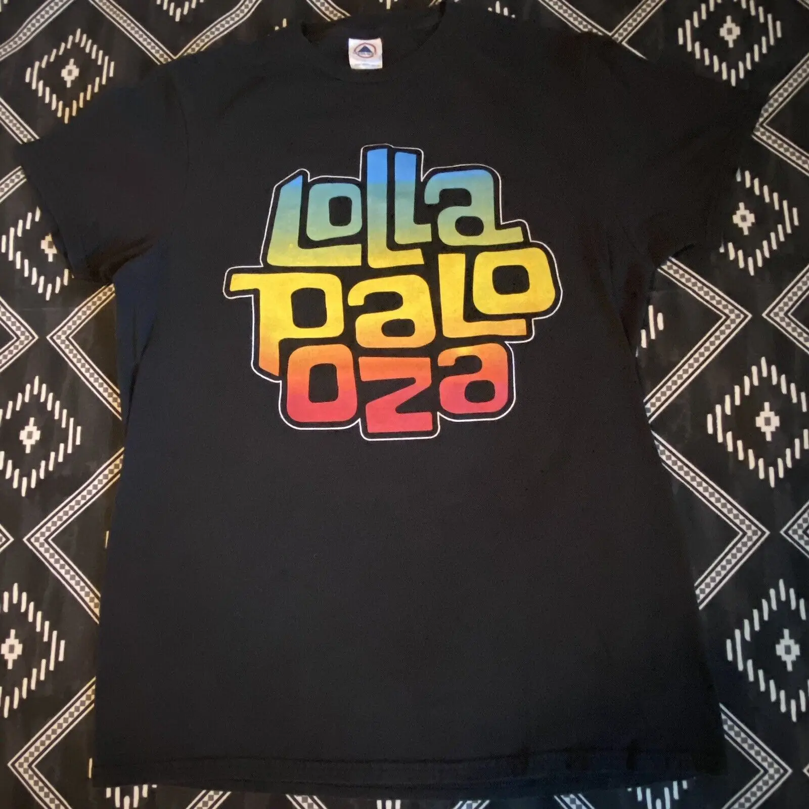 Lollapalooza 2021 футболка для музыкального фестиваля концерта. Средний (Nv) бывший в употреблении