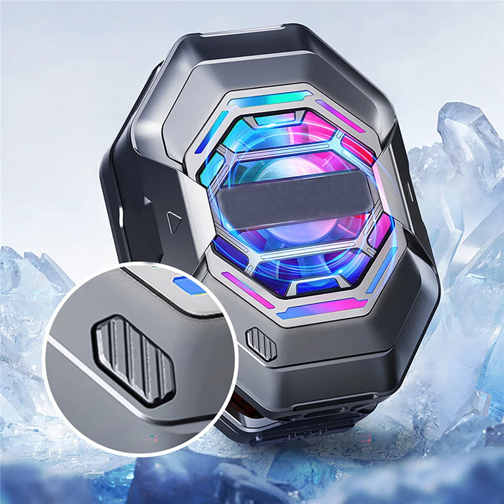 Универсальный охладитель для телефона 27 Вт с зажимом задней панели RGB-подсветкой