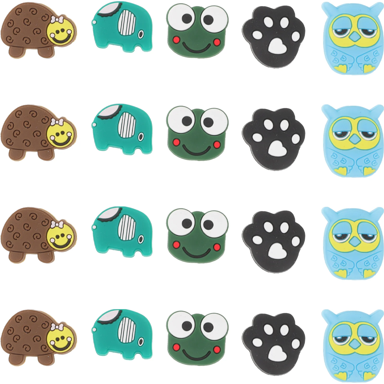 

20Pcs Racket Vibration Dampeners Reusable Tennis Dampeners Silicone Racket Shocking Absorbers