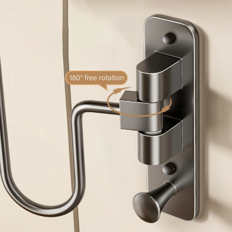 Держатель для хранения шлемов металлический устойчивый к ржавчине настенный