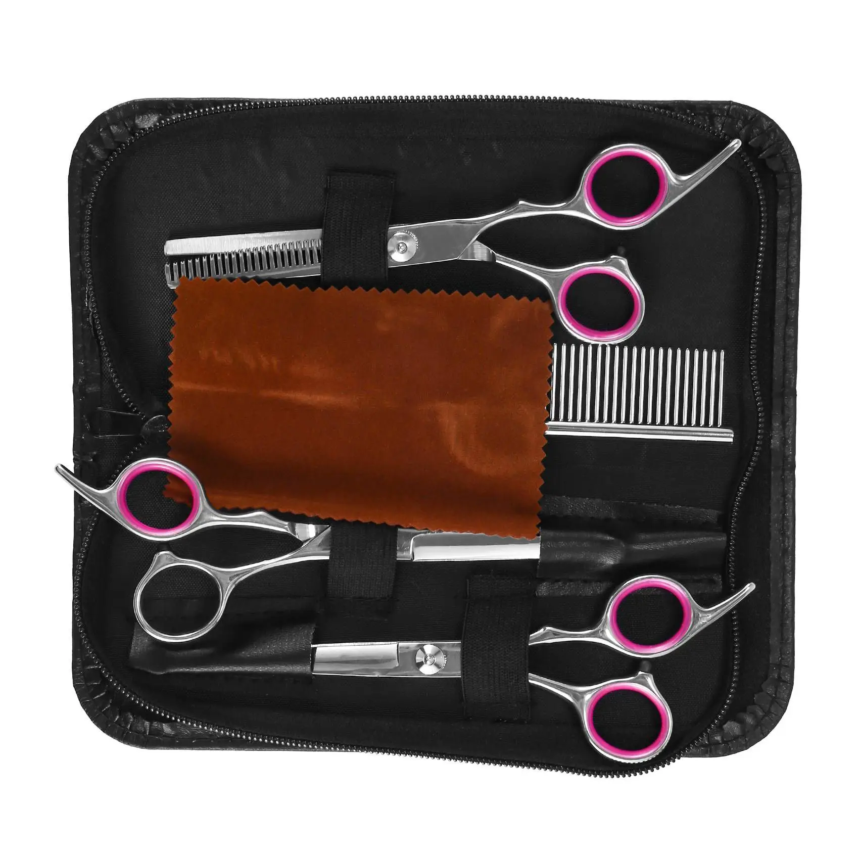 Набор ножниц для груминга домашних животных с безопасным круглым наконечником