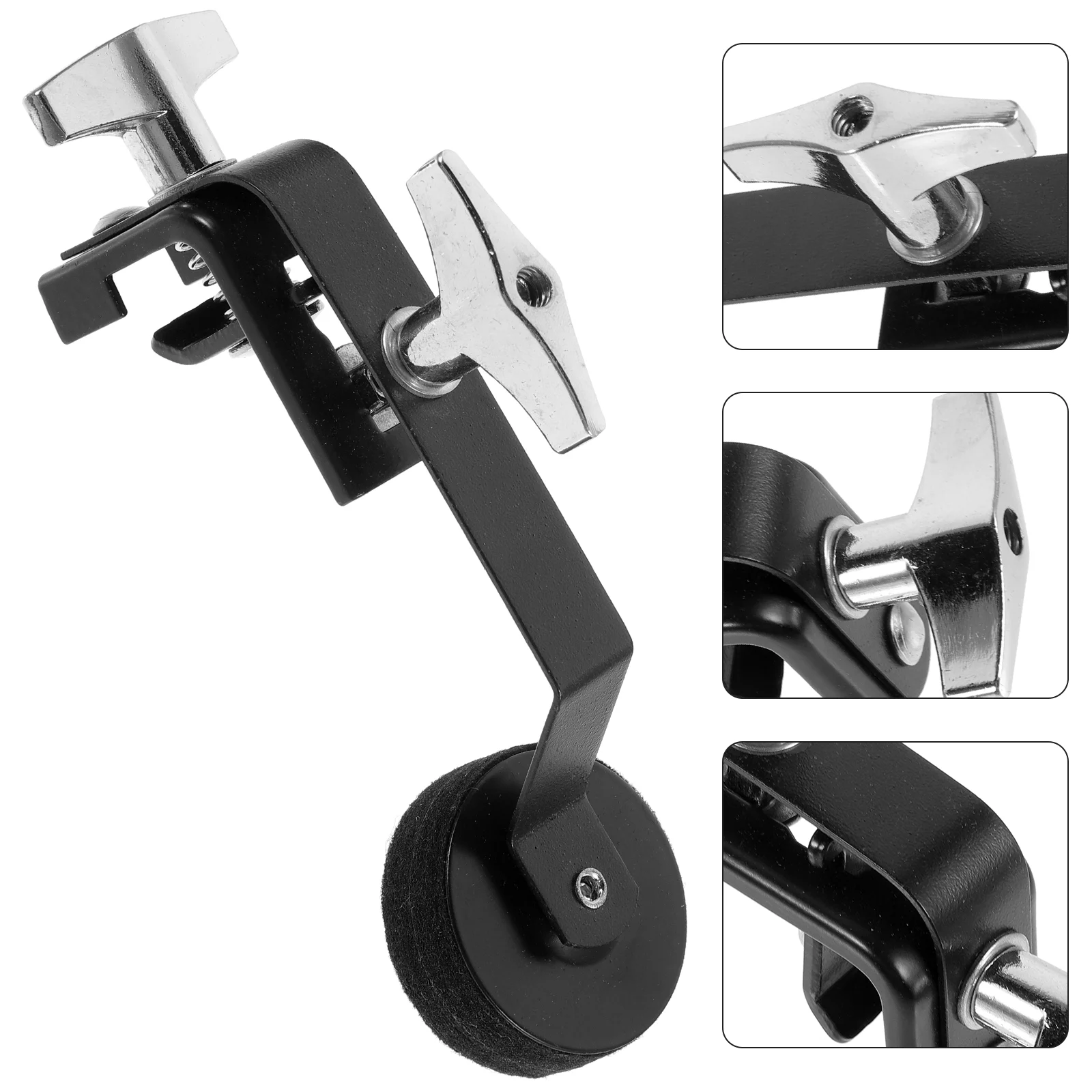 

Tone Control Practice Musical Percussion Instrument Clamp-on Drum Mute Silencer Drum Muffler Snare Drum Pad