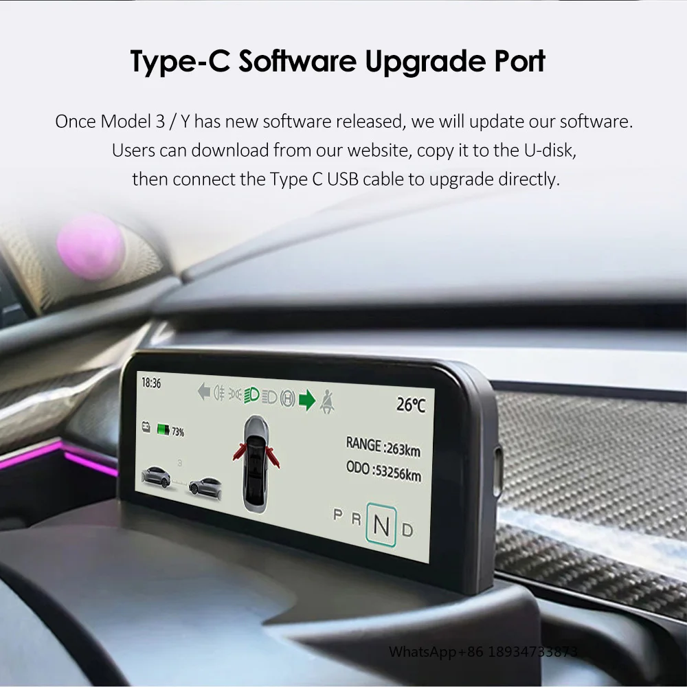 VJOYCAR 2.5D 960*320 разрешение высокого разрешения HD приборная панель компьютерный